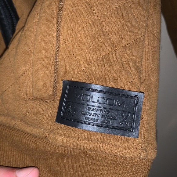Volcom XS Brown Jacket Hoodie - Picture 2 of 4